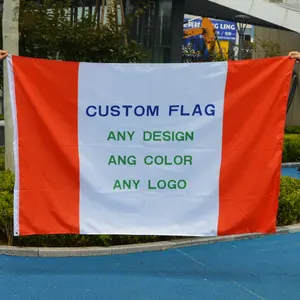 3x5ft 90*150cm 150D Polyester Digital Printing High Quality Custom Flags Banners