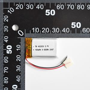 KC 인증 <span class=keywords><strong>3.7V</strong></span> 180mAh 리포 배터리 402030 리튬 배터리 팩 - Product Image 6