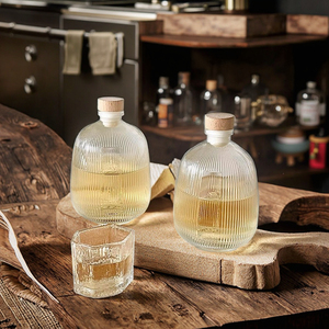 Forme plate de haute qualité 750ml de spiritueux et de whisky pour une utilisation de liqueur - Product Image 2