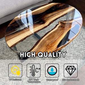 LSY 2:1 7,5 kg Deep Despeje Resina Epóxi Fundição Resina para Tabelas de Rio Preservação Flor Grande Madeira Fundição Resina Arte DIY Artesanato - Product Image 2