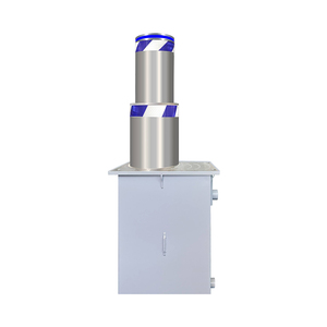 Borne de sécurité hydraulique rétractable automatique avec bande LED, hauteur de levée 600 mm, forme ronde/carrée, système de barrière de sécurité Karsun JS-S818 pour le trafic - Product Image 1