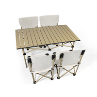Ensemble de table et chaises pliantes robustes et portables, design moderne, écologique, pour l'extérieur, léger, avec logo personnalisé pour les écoles