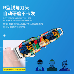 เครื่องตัดผม Kemei Max Professional รุ่น KM-MAX2092 ตัวเครื่องอะลูมิเนียมอัลลอยด์ ชาร์จไฟผ่าน USB ใช้ในบ้านได้ - Product Image 3