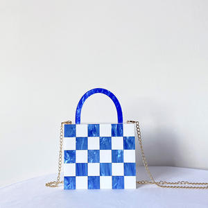 Bolso de Mano Diagonal Cruzado para Mujer, Diseño Geométrico con Logotipo de PU, Gran Capacidad, Estilo Gu Ling Jing Guai, Ideal para Eventos - Product Image 3