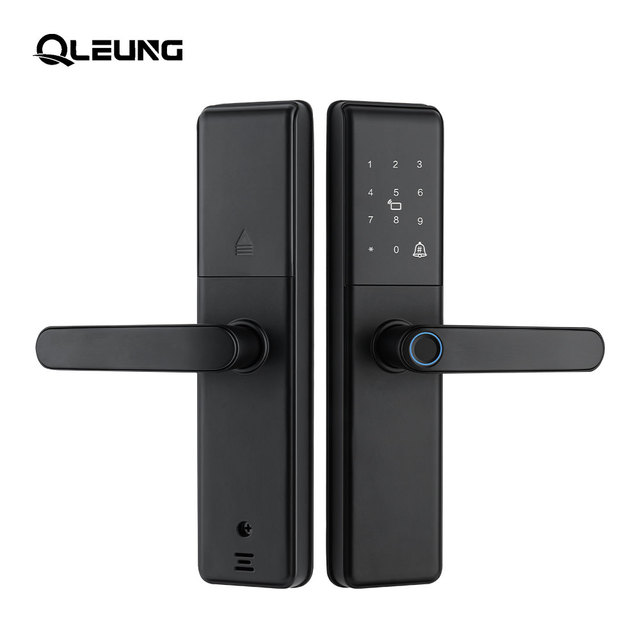 Smart Intelligent Fingerprint Smart Locks Zigbee Tuya Wifi TTlock APP Code Card Key Remote Control Lock