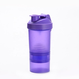Vasos mezcladores <span class=keywords><strong>de</strong></span> proteínas <span class=keywords><strong>de</strong></span> plástico PP para gimnasio y fitness con almacenamiento, <span class=keywords><strong>botella</strong></span> <span class=keywords><strong>de</strong></span> <span class=keywords><strong>agua</strong></span> <span class=keywords><strong>de</strong></span> plástico con clip para escalada, 13oz/400ml - Product Image 5