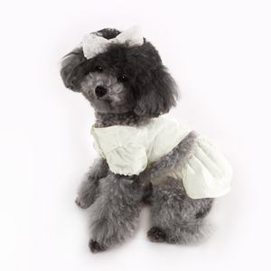 春と夏のテディキャットビション服2点セットトップ + スカートラブジャカード生地 - Product Image 6