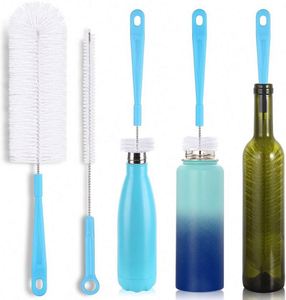 Hot Selling Long <b>Bottle</b> <b>Brush</b> Cleaner for Water <b>Bottle</b> Long Handle <b>Bottle</b> <b>Brush</b> for Cleaning Thermos Narrow Neck - Product Image 1
