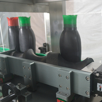 Ligne de remplissage automatique de shampoing à haute efficacité, entraînée électriquement, contrôlée par PLC, pour bouteilles en plastique