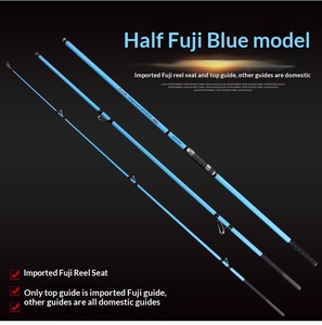 Caña de <span class=keywords><strong>Surfcasting</strong></span> de 4.2m/4.5m de Fibra de Carbono con Anillas Fuji para Pesca de Pescada en Competición, Equipo de Fondo de Alta Resistencia - Product Image 3