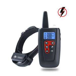Aucun choc 3300Ft 3 Modes d'entraînement Bip Vibration Aucun choc aboiement Télécommande Collier Collier de dressage pour chien - Product Image 1