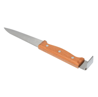 Couteau à décapsuler pratique et économique à double usage avec manche en bois, état neuf, marque Chenduan, modèle CD-UF-35
