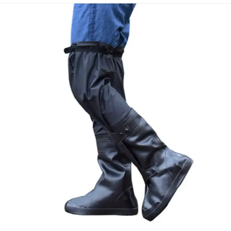 New arrivals Reusable Motorcycle Bike Anti Skid Rain Boot Outdoor Riding Supplies High Tube Waterproof Shoe Covers for adults