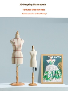 <span class=keywords><strong>Mannequin</strong></span> de <span class=keywords><strong>couture</strong></span> en mousse pour femme adulte, buste, pour la conception de robes de mariée, modèle mini 1/2, économique - Product Image 4