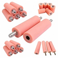 Rodillo de Silicona Industrial Personalizado, Resistente al Desgaste, Rueda Transportadora, Piezas de Maquinaria, Rodillo de Goma de Silicona