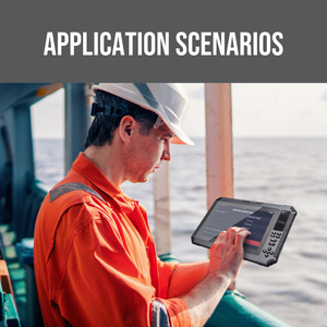 Hugerock t101ex công nghiệp Android gồ ghề máy tính bảng ánh sáng mặt trời có thể đọc được không thấm nước 1000nits NFC Reader Octa Core máy quét không dây - Product Image 2