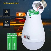 OTHC- AY928 Bombilla LED Recargable de 20W, Fabricante OEM/ODM, Linterna de Camping Portátil Súper Brillante e Impermeable con Batería de Respaldo