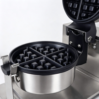 Gaufrier rotatif commercial 360 °   Gaufrier rotatif antiadhésif – Équipement pour snacks