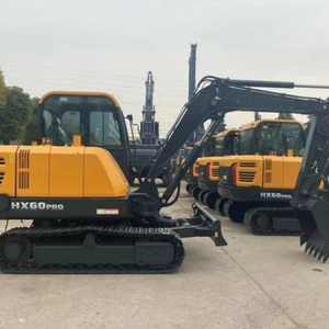 Secondhand Hyundai HX60PRO Wheel Excavator 2023 Model with Core Components Intact Motor Engine Gearbox <b>Gear</b> Pump Bearing PLC - Product Image 6