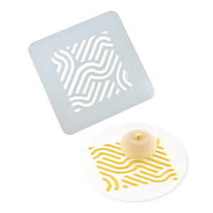 Fondant Silicone Mold 3D Chocolate Bar Mold Cake Decoration Wave Pattern Plating Stencil - Product Image 2