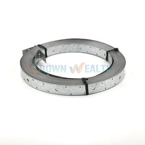 Sangle de <span class=keywords><strong>fixation</strong></span> murale pour <span class=keywords><strong>poutre</strong></span> en <span class=keywords><strong>bois</strong></span>, bande fixe en acier galvanisé perforé - Product Image 3