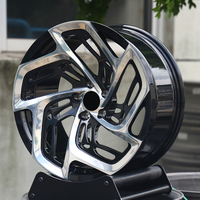 Personalizado 5x5x120 112 5x114,3 5x108 5x18 19 20 pulgadas plata negro combinación forjada aleación deporte coche llantas ruedas para coches de carreras