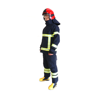 Combinaison de pompier ignifugée certifiée EN469 à 4 couches, certifiée CE, pour la lutte contre les incendies et les secours, en Nomex, Aramide et caoutchouc - Product Image 2