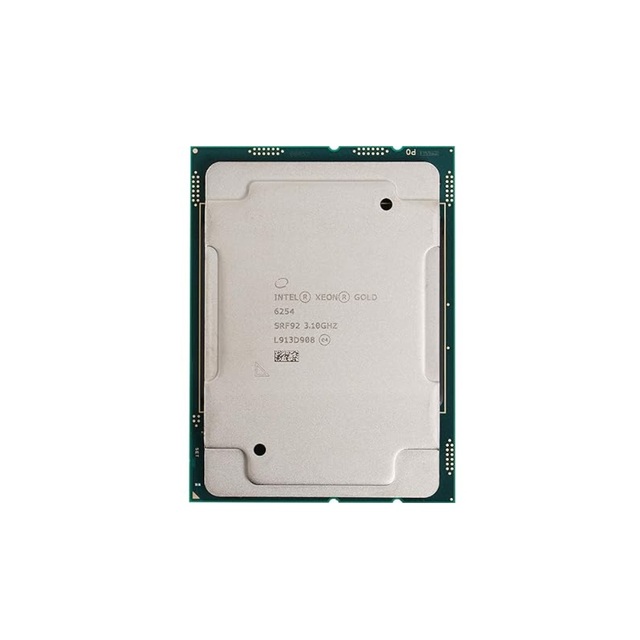 Refurbished Server CPU Xeon Gold 6254 Processor 16 Core 3.0GHz 25MB Cache TDP 200W 64-bit (CD8069504194501)(Cascade Lake)