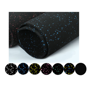 Rouleau de tapis de sol en caoutchouc pour salle de sport 3M-12Mm à absorption acoustique pour le <span class=keywords><strong>fitness</strong></span> - Product Image 3