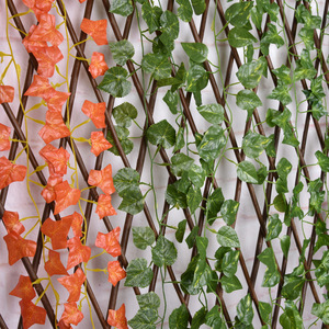 Hua Qianyun Artificial Ivy Vines 2.15m Silk Greenery <b>Wall</b> <b>Decor</b> Home Photography Props - Product Image 1