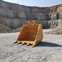 Aksesoris Pengganti Bucket Standar Excavator Heavy Duty Merek XINGCHUANG 30 Ton Berputar Warna Kuning Garansi 1 Tahun