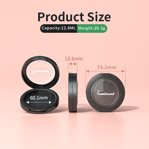 Conteneur de maquillage en plastique, prix d'usine, fard à joues vide Compact - Product Image 2