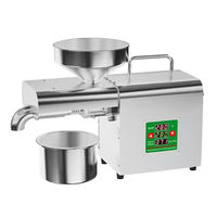 Extracteur d'huile compact 4 kg/h, facile à utiliser et adapté à un usage domestique comme extracteur d'huile d'arachide et de graines de sésame
