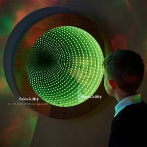 Led Infinity Mirror Coloful interaktif-sensor kamar penting, autisme alat terapi dengan tombol, pengalaman multi-sensor - Product Image 1
