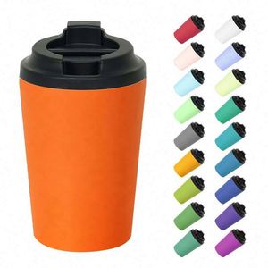 Tasse à café en acier inoxydable de qualité supérieure, colorée, vierge, pour latte, petit-déjeuner d'Halloween, mug de voyage pour boissons chaudes - Product Image 2