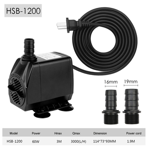 Hsbao Pompa d'Acqua Sommergibile Multiuso per <span class=keywords><strong>Acquario</strong></span>, Lago, Fontana e Idroponica, Aquascaping, Statuaria ed Elementi Acquatici - Product Image 4