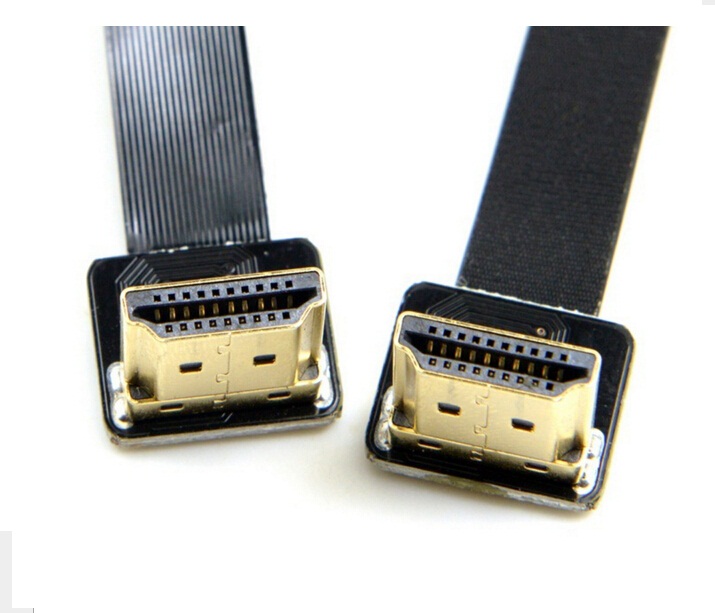 Тонкий плоский ленточный кабель FPV HDM 90 градусов угловой HDM