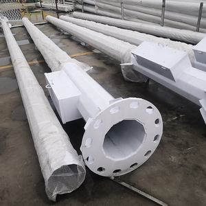 सौर नेतृत्व वाली स्ट्रीट लाइटिंग के लिए स्टील लैंप पोस्ट, सीटीवी के साथ आउटडोर लाइट पोल, स्मार्ट पोल और गार्डन प्रकाश संगतता - Product Image 6