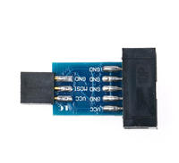 Carte adaptatrice originale AVRISP USBASP STK500 10PIN vers 6 PIN