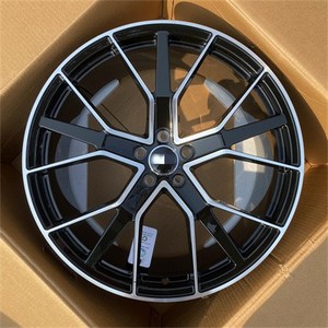 Rines Adaptados para Audi A4L/A6L/A5/RS/A7/A3/CC/Magotan, Modificados, de 17-20 Pulgadas, Aleación de Aluminio Nueva, Valores ET de 20mm/25mm, Acabado Negro - Product Image 1