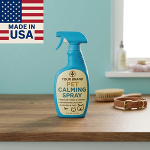 Aromasong Int. de Alta Calidad, 8oz, Hecho en EE. UU., Ecológico PC03 Spray Calmante para Mascotas con Logotipo Personalizado, Eficaz contra Olores Fuertes, para el Cuidado de Mascotas - Product Image 3