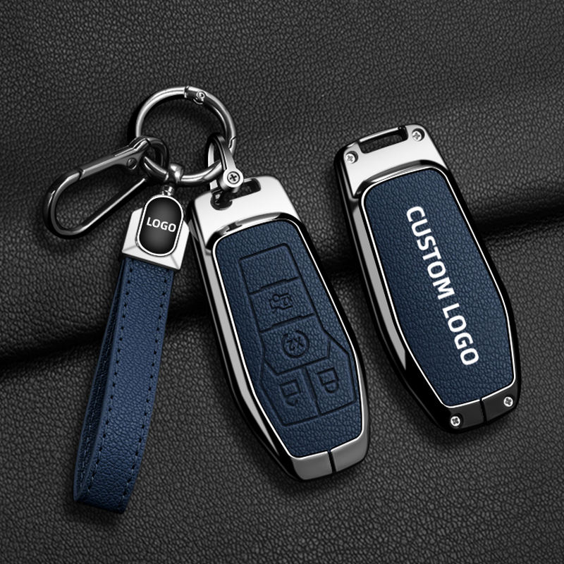 Azul de cabra con correa de mano tipo H