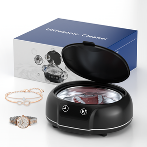 Limpiador ultrasónico eléctrico <span class=keywords><strong>de</strong></span> gran capacidad <span class=keywords><strong>de</strong></span> 700 ml, 48 kHz, limpieza profunda para cepillos <span class=keywords><strong>de</strong></span> dientes, gafas, retenedores, joyas y collares. - Product Image 1