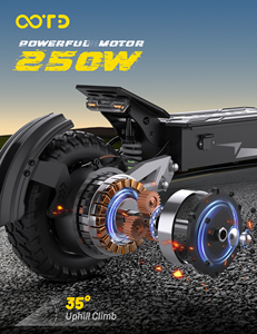 Scooter Eléctrico Plegable OOTD T10 18Ah de Carga Rápida, Económico, para Adultos, Disponible en Almacenes de EE. UU., UE y Reino Unido, T10 Mono - Product Image 4