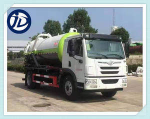 Piccola aspirazione per fognature e camion per la pulizia ad alta pressione 3000-4000L camion per acque luride sottovuoto camion cisterna settico - Product Image 3