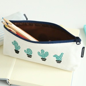 Trousse à crayons en toile Kawaii Flamingos, nouveauté pour l'école et le bureau, cadeau mignon avec fermeture éclair, 3 couleurs, 20x8x4cm - Product Image 6
