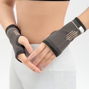 Gants de compression en cuivre respirants sans doigts pour le fitness, le sport et la gym, avec support de poignet et protection des mains - Product Image 1