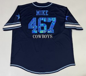 Camiseta de Béisbol Personalizada con Láser, Nombre y Número Personalizados, Ropa Deportiva para Fanáticos, 100% Poliéster, Protección UV, Secado Rápido - Product Image 2