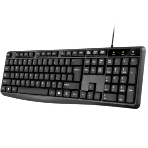 Bester Preis Standard USB Wired Keyboard Englisch Arabisch Layout