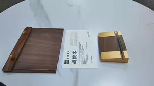 A4 L Hình Dạng Rõ Ràng Acrylic Bảng Lều Khung Bàn Đơn Chủ Hiển Thị Đứng Với Gỗ Kích Thước Cơ Sở Chủ Thẻ Bảng Hiển Thị - Product Image 5